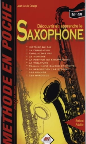 Méthode en poche n°49 : saxophone Visuel